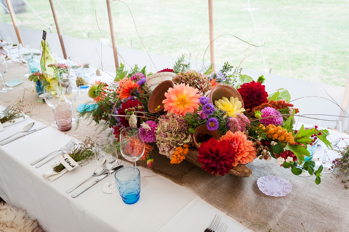 black & white & colour event photography Jules Hosford flowers Dorset 21st birthday party