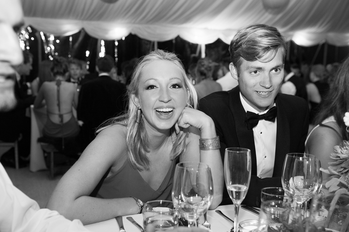 black & white & colour event photography Jules Hosford flowers Dorset 21st birthday party