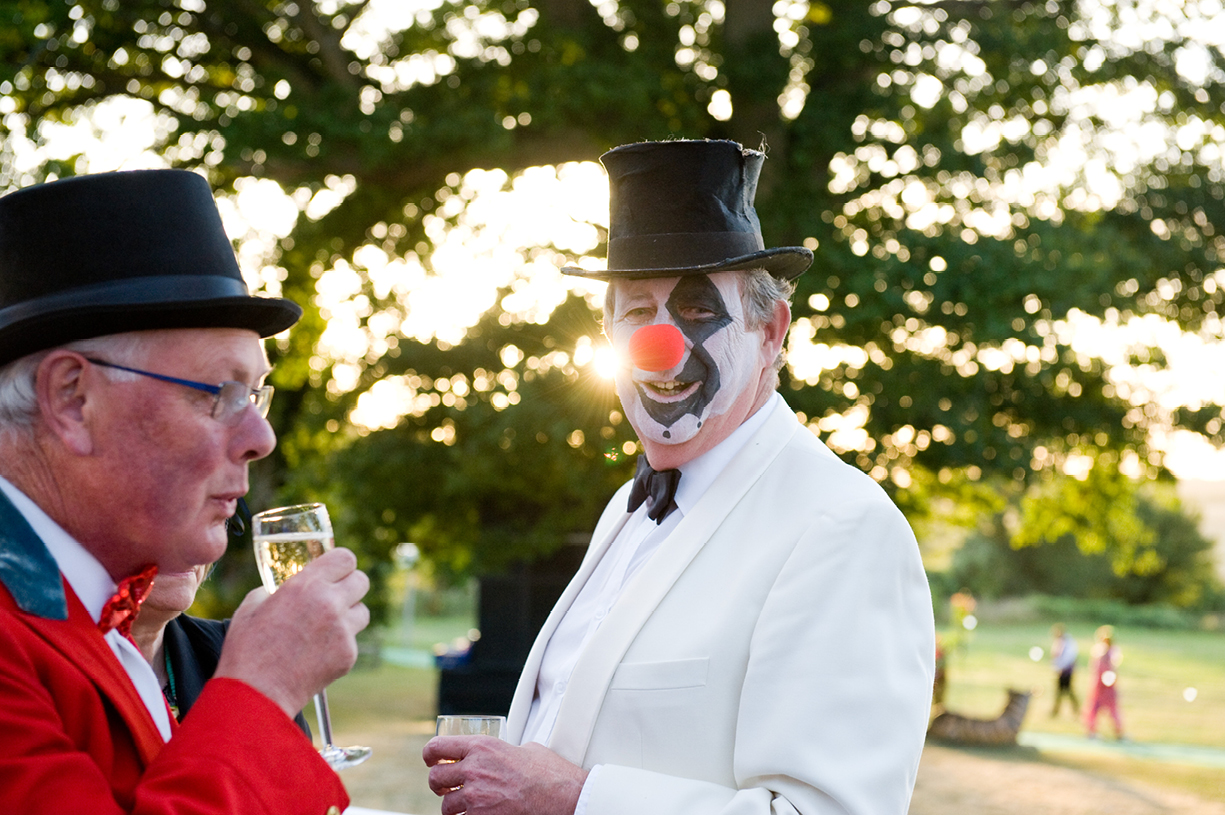 70th birthday party circus big top carousel Mange 2 Catering Georgie Webb CEO Preston Candover Hampshire