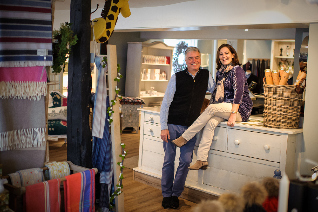 black & white & colour commercial photography White House wedding boutique Alresford Linen Company Hampshire  